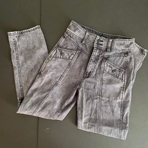 BDG biker style washed black jeans!